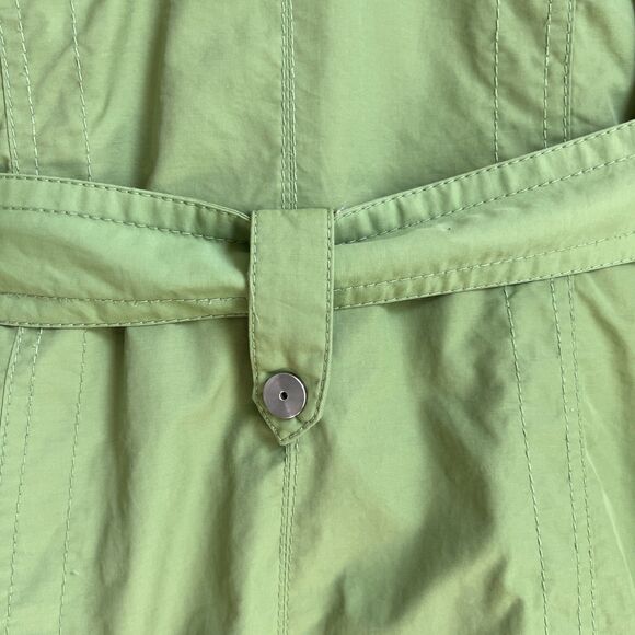 Vintage Gallery Women’s Green Belted Hooded Jacket - Small - Picture 9 of 14